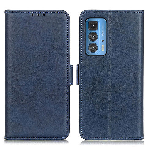 Funda de Cuero Cartera con Soporte Carcasa M15L para Motorola Moto Edge 20 Pro 5G Azul