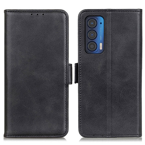 Funda de Cuero Cartera con Soporte Carcasa M15L para Motorola Moto Edge (2021) 5G Negro