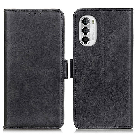 Funda de Cuero Cartera con Soporte Carcasa M15L para Motorola Moto Edge (2022) 5G Negro