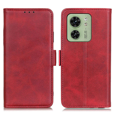 Funda de Cuero Cartera con Soporte Carcasa M15L para Motorola Moto Edge (2023) 5G Rojo