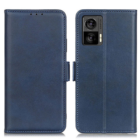 Funda de Cuero Cartera con Soporte Carcasa M15L para Motorola Moto Edge 30 Lite 5G Azul