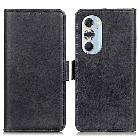 Funda de Cuero Cartera con Soporte Carcasa M15L para Motorola Moto Edge 30 Pro 5G Negro