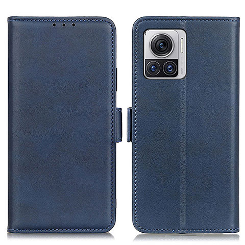 Funda de Cuero Cartera con Soporte Carcasa M15L para Motorola Moto Edge 30 Ultra 5G Azul