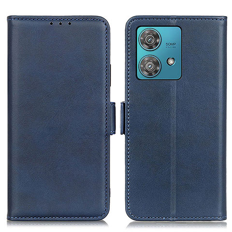 Funda de Cuero Cartera con Soporte Carcasa M15L para Motorola Moto Edge 40 Neo 5G Azul