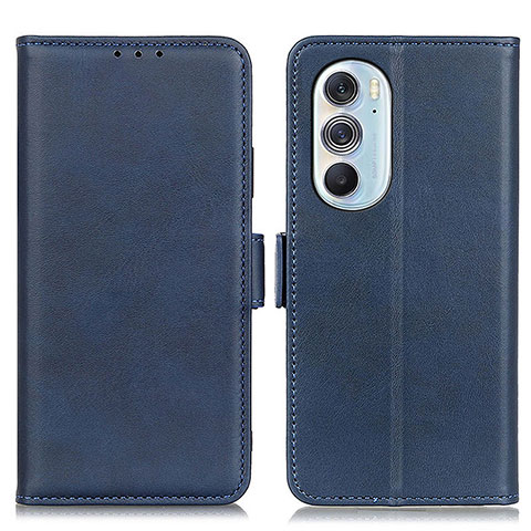 Funda de Cuero Cartera con Soporte Carcasa M15L para Motorola Moto Edge Plus (2022) 5G Azul