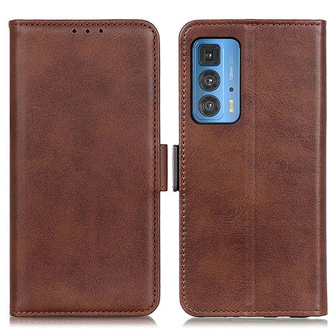 Funda de Cuero Cartera con Soporte Carcasa M15L para Motorola Moto Edge S Pro 5G Marron