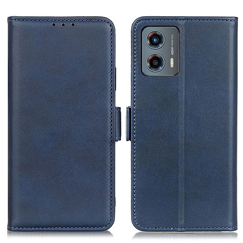 Funda de Cuero Cartera con Soporte Carcasa M15L para Motorola Moto G 5G (2023) Azul