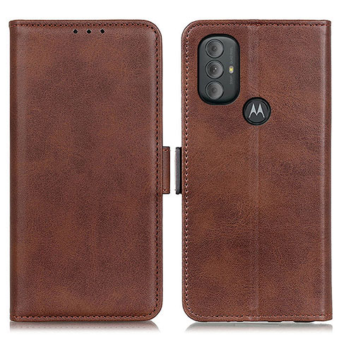 Funda de Cuero Cartera con Soporte Carcasa M15L para Motorola Moto G Play (2023) Marron