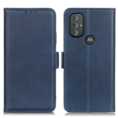 Funda de Cuero Cartera con Soporte Carcasa M15L para Motorola Moto G Power (2022) Azul