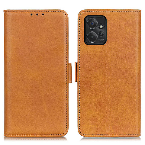 Funda de Cuero Cartera con Soporte Carcasa M15L para Motorola Moto G Power 5G (2023) Marron Claro