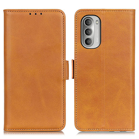 Funda de Cuero Cartera con Soporte Carcasa M15L para Motorola Moto G Stylus (2022) 4G Marron Claro