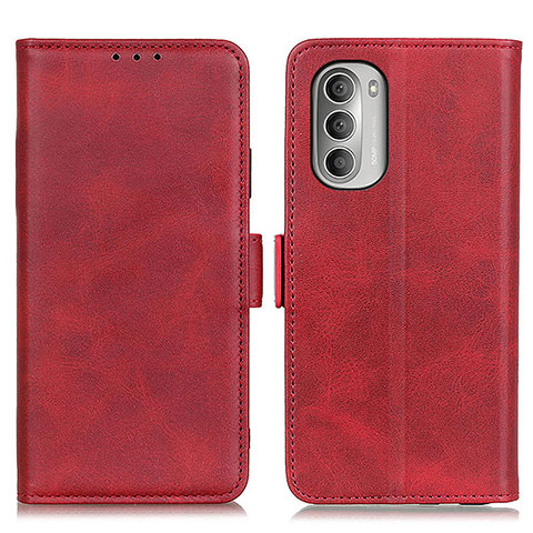 Funda de Cuero Cartera con Soporte Carcasa M15L para Motorola Moto G Stylus (2022) 4G Rojo