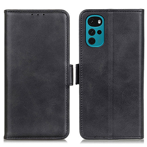 Funda de Cuero Cartera con Soporte Carcasa M15L para Motorola Moto G22 Negro