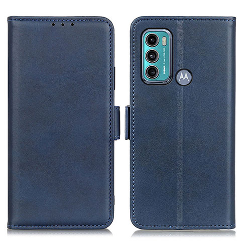 Funda de Cuero Cartera con Soporte Carcasa M15L para Motorola Moto G40 Fusion Azul