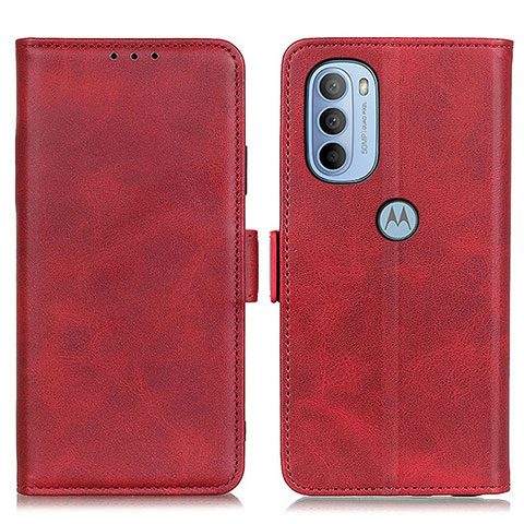 Funda de Cuero Cartera con Soporte Carcasa M15L para Motorola Moto G41 Rojo