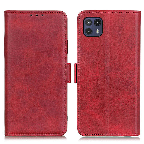 Funda de Cuero Cartera con Soporte Carcasa M15L para Motorola Moto G50 5G Rojo