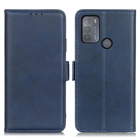 Funda de Cuero Cartera con Soporte Carcasa M15L para Motorola Moto G50 Azul