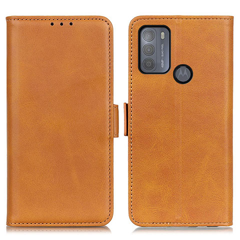 Funda de Cuero Cartera con Soporte Carcasa M15L para Motorola Moto G50 Marron Claro