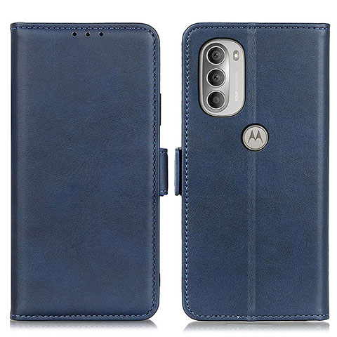 Funda de Cuero Cartera con Soporte Carcasa M15L para Motorola Moto G51 5G Azul