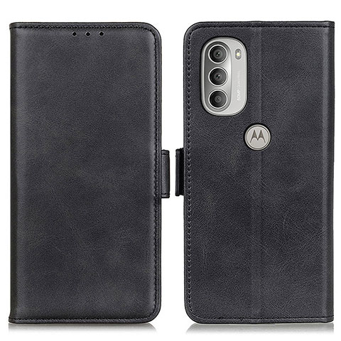 Funda de Cuero Cartera con Soporte Carcasa M15L para Motorola Moto G51 5G Negro