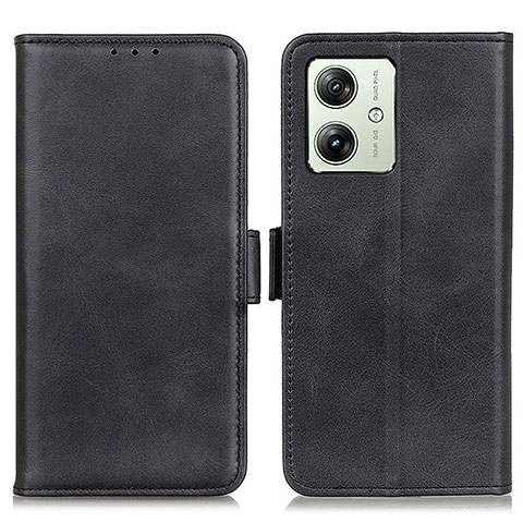 Funda de Cuero Cartera con Soporte Carcasa M15L para Motorola Moto G54 5G Negro