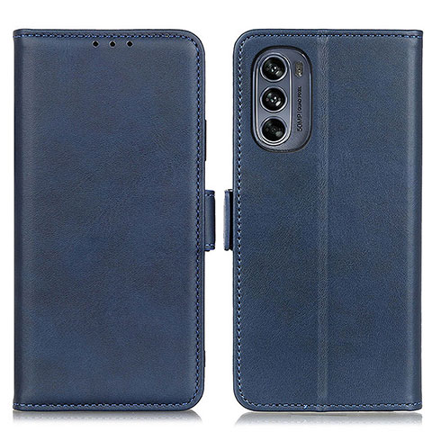 Funda de Cuero Cartera con Soporte Carcasa M15L para Motorola Moto G62 5G Azul