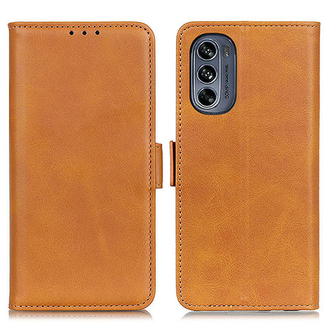 Funda de Cuero Cartera con Soporte Carcasa M15L para Motorola Moto G62 5G Marron Claro