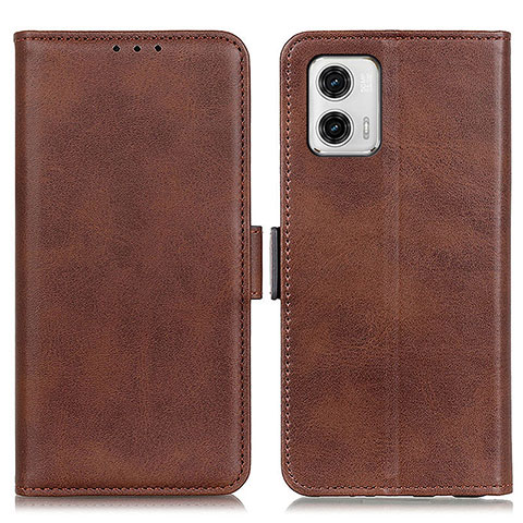 Funda de Cuero Cartera con Soporte Carcasa M15L para Motorola Moto G73 5G Marron