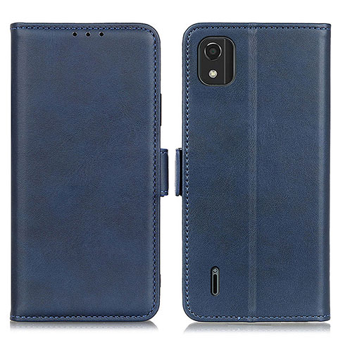 Funda de Cuero Cartera con Soporte Carcasa M15L para Nokia C2 2nd Edition Azul