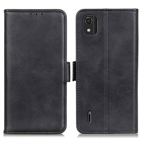 Funda de Cuero Cartera con Soporte Carcasa M15L para Nokia C2 2nd Edition Negro