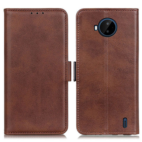 Funda de Cuero Cartera con Soporte Carcasa M15L para Nokia C20 Plus Marron