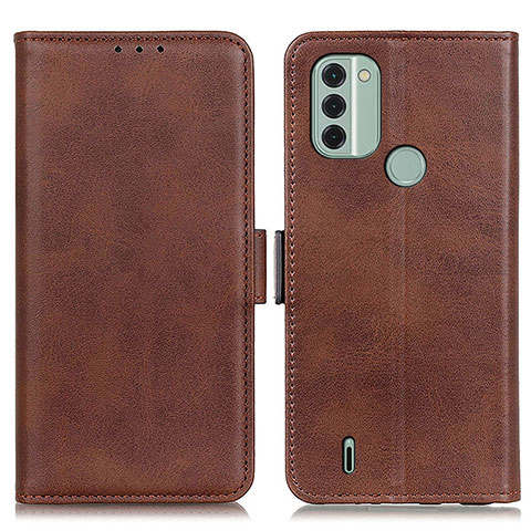 Funda de Cuero Cartera con Soporte Carcasa M15L para Nokia C31 Marron