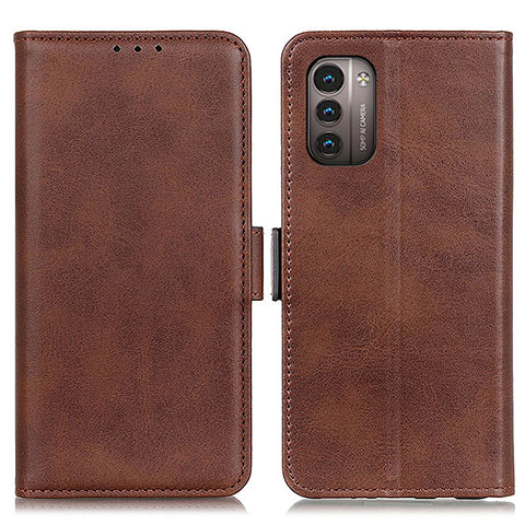 Funda de Cuero Cartera con Soporte Carcasa M15L para Nokia G11 Marron