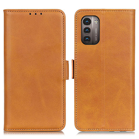 Funda de Cuero Cartera con Soporte Carcasa M15L para Nokia G11 Marron Claro