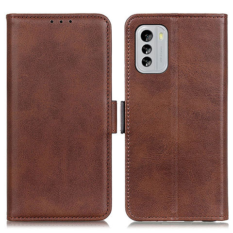 Funda de Cuero Cartera con Soporte Carcasa M15L para Nokia G60 5G Marron