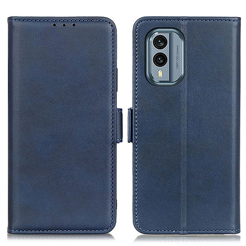 Funda de Cuero Cartera con Soporte Carcasa M15L para Nokia X30 5G Azul