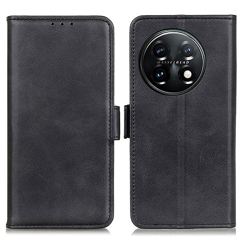 Funda de Cuero Cartera con Soporte Carcasa M15L para OnePlus 11 5G Negro