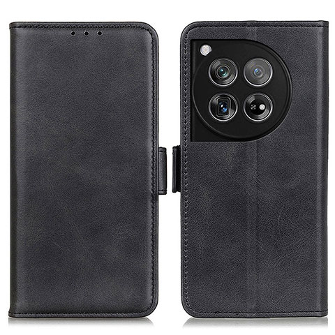 Funda de Cuero Cartera con Soporte Carcasa M15L para OnePlus 12R 5G Negro