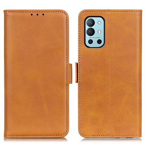 Funda de Cuero Cartera con Soporte Carcasa M15L para OnePlus 9R 5G Marron Claro