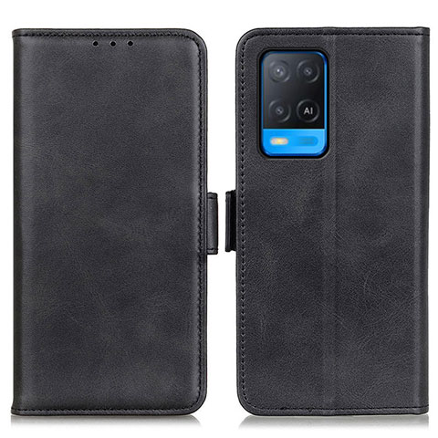 Funda de Cuero Cartera con Soporte Carcasa M15L para Oppo A54 4G Negro