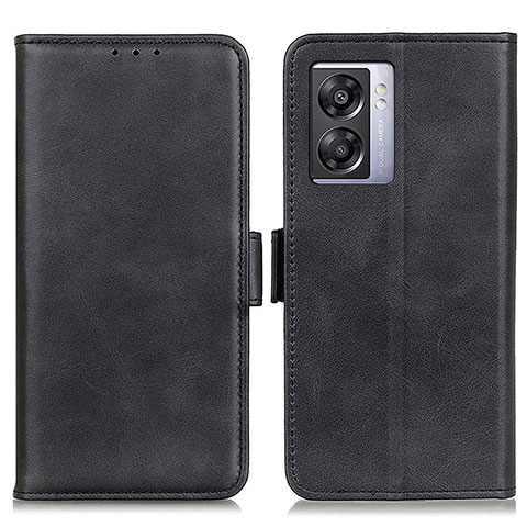 Funda de Cuero Cartera con Soporte Carcasa M15L para Oppo A57 5G Negro