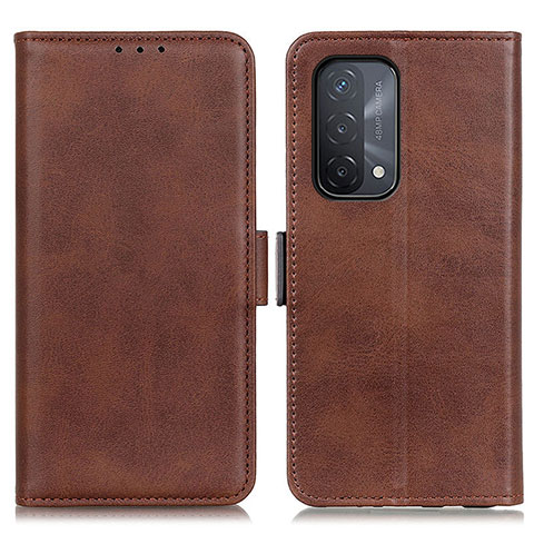 Funda de Cuero Cartera con Soporte Carcasa M15L para Oppo A93 5G Marron