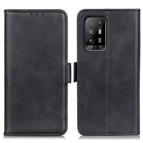 Funda de Cuero Cartera con Soporte Carcasa M15L para Oppo A95 5G Negro