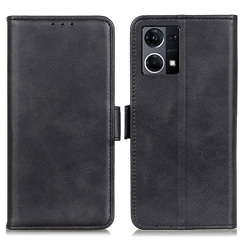 Funda de Cuero Cartera con Soporte Carcasa M15L para Oppo F21 Pro 4G Negro