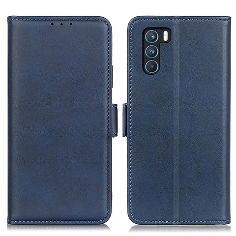 Funda de Cuero Cartera con Soporte Carcasa M15L para Oppo K9 Pro 5G Azul