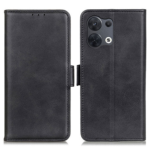 Funda de Cuero Cartera con Soporte Carcasa M15L para Oppo Reno8 5G Negro