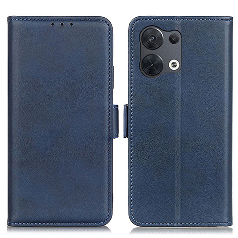 Funda de Cuero Cartera con Soporte Carcasa M15L para Oppo Reno9 5G Azul