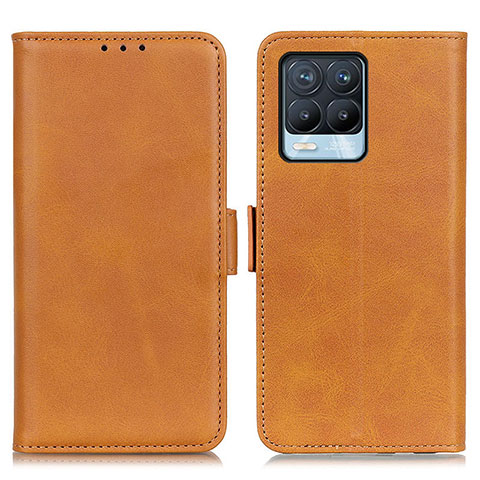 Funda de Cuero Cartera con Soporte Carcasa M15L para Realme 8 4G Marron Claro