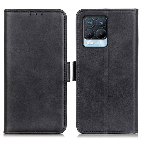 Funda de Cuero Cartera con Soporte Carcasa M15L para Realme 8 4G Negro