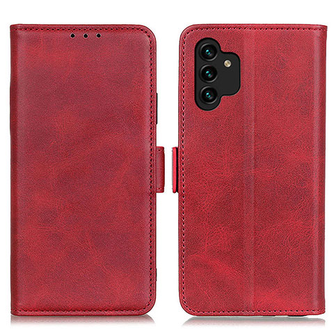 Funda de Cuero Cartera con Soporte Carcasa M15L para Samsung Galaxy A13 4G Rojo